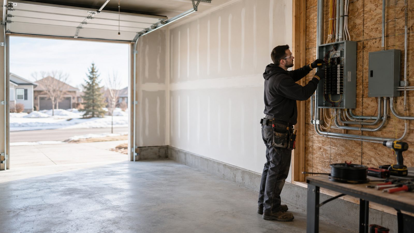 Garage Electrical in Saskatoon